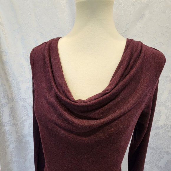 Ruby Ribbon Manhattan Tunic Wine Heather #0054 - Picture 6 of 9